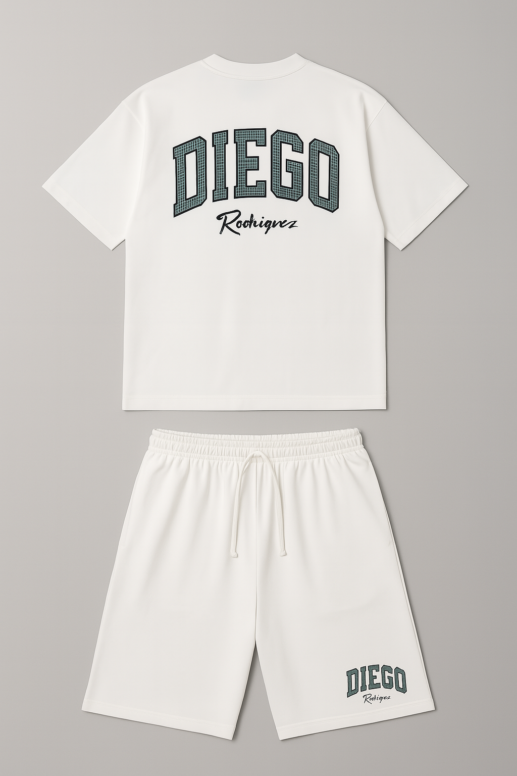 COORDINATO STRASS DIEGO BIANCO