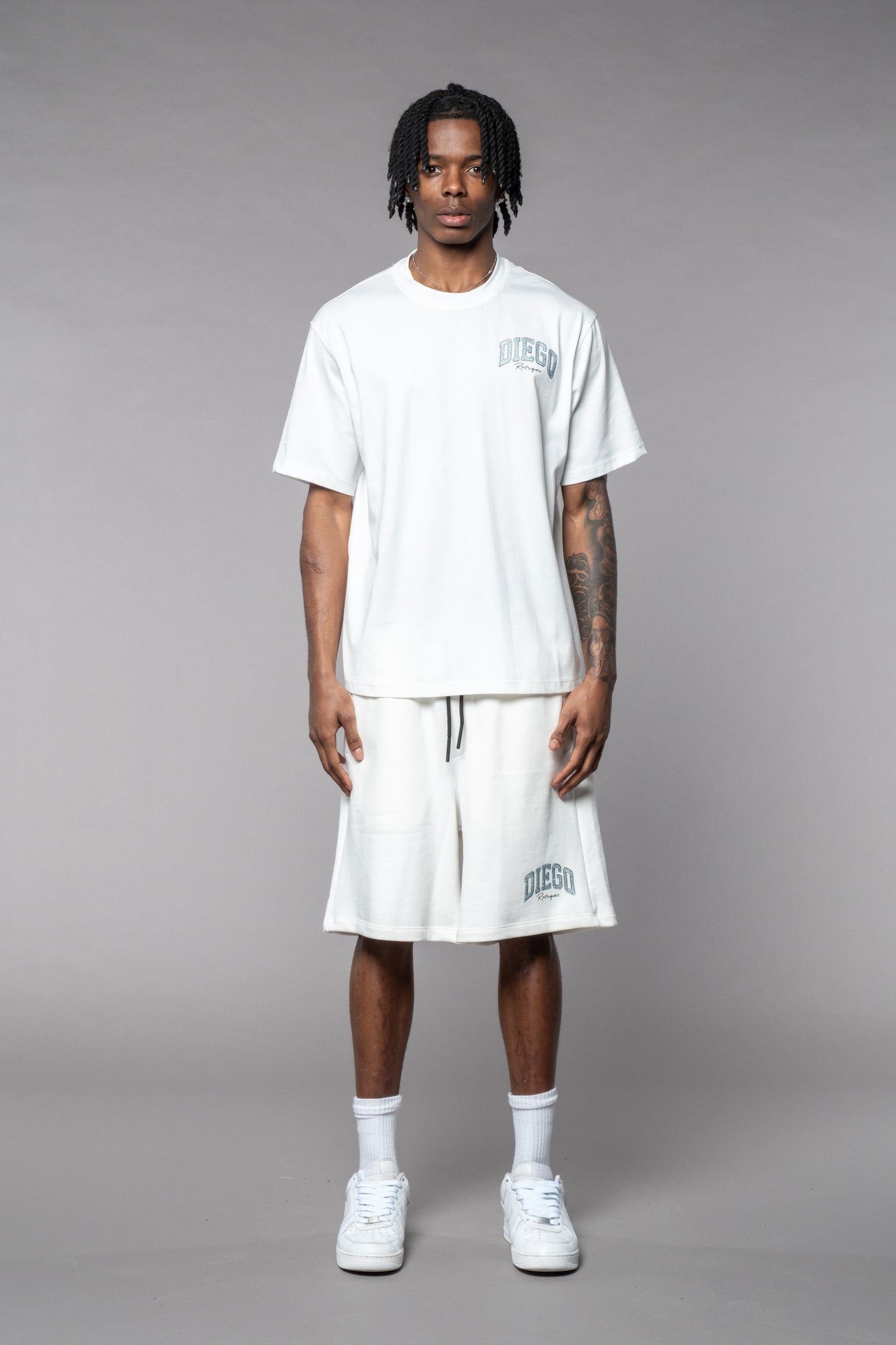 COORDINATO STRASS DIEGO BIANCO