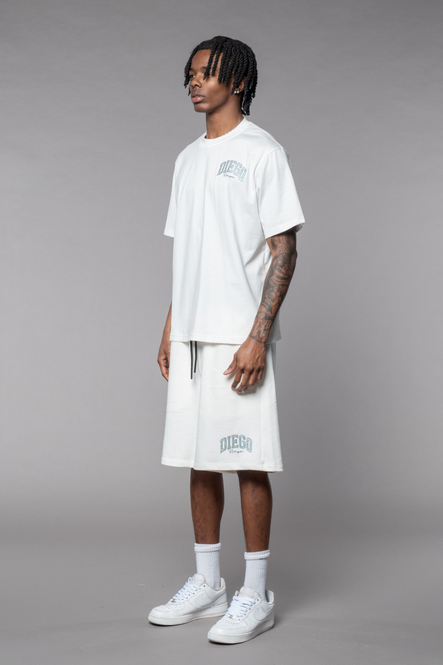 COORDINATO STRASS DIEGO BIANCO