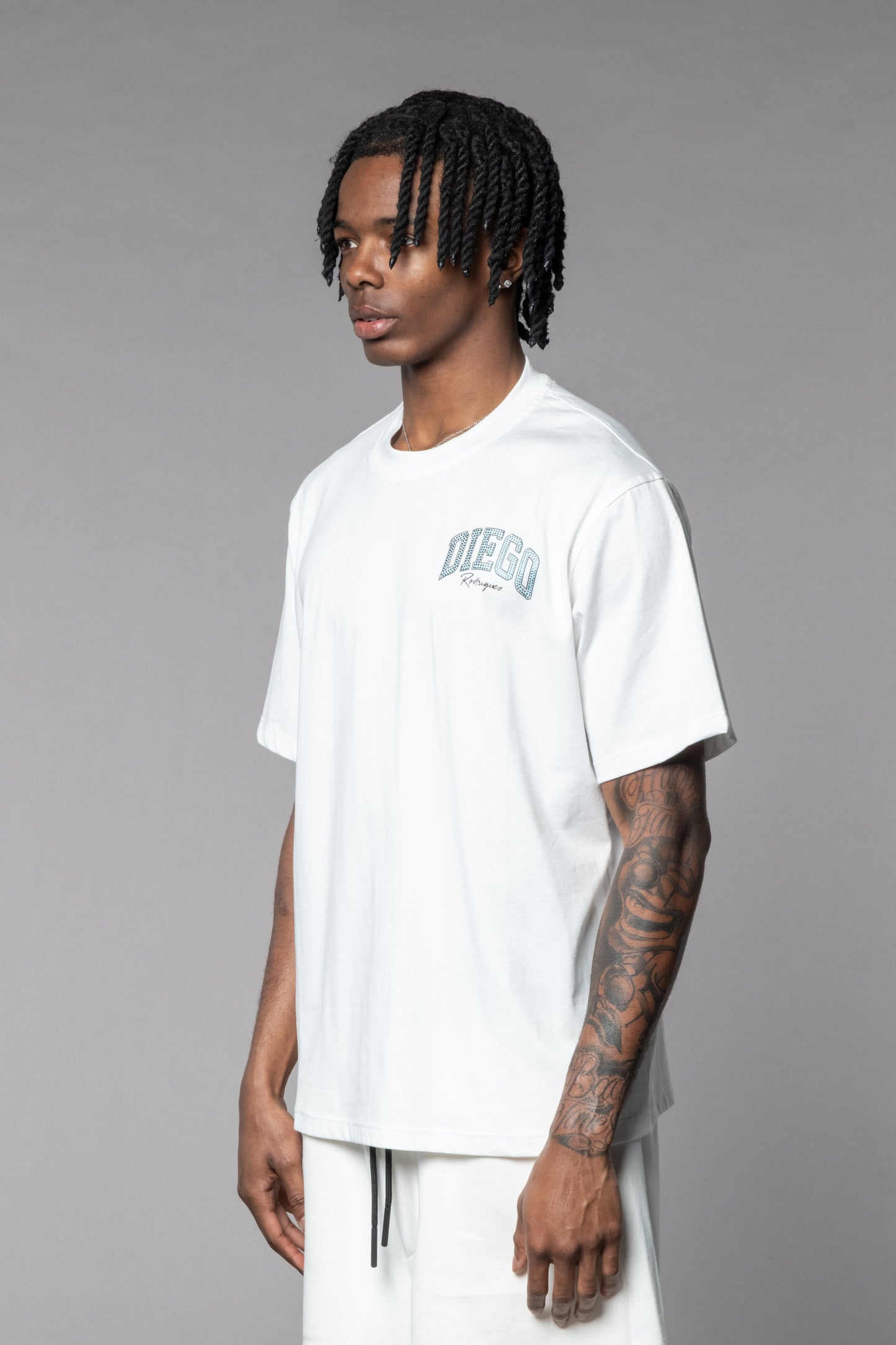 COORDINATO STRASS DIEGO BIANCO