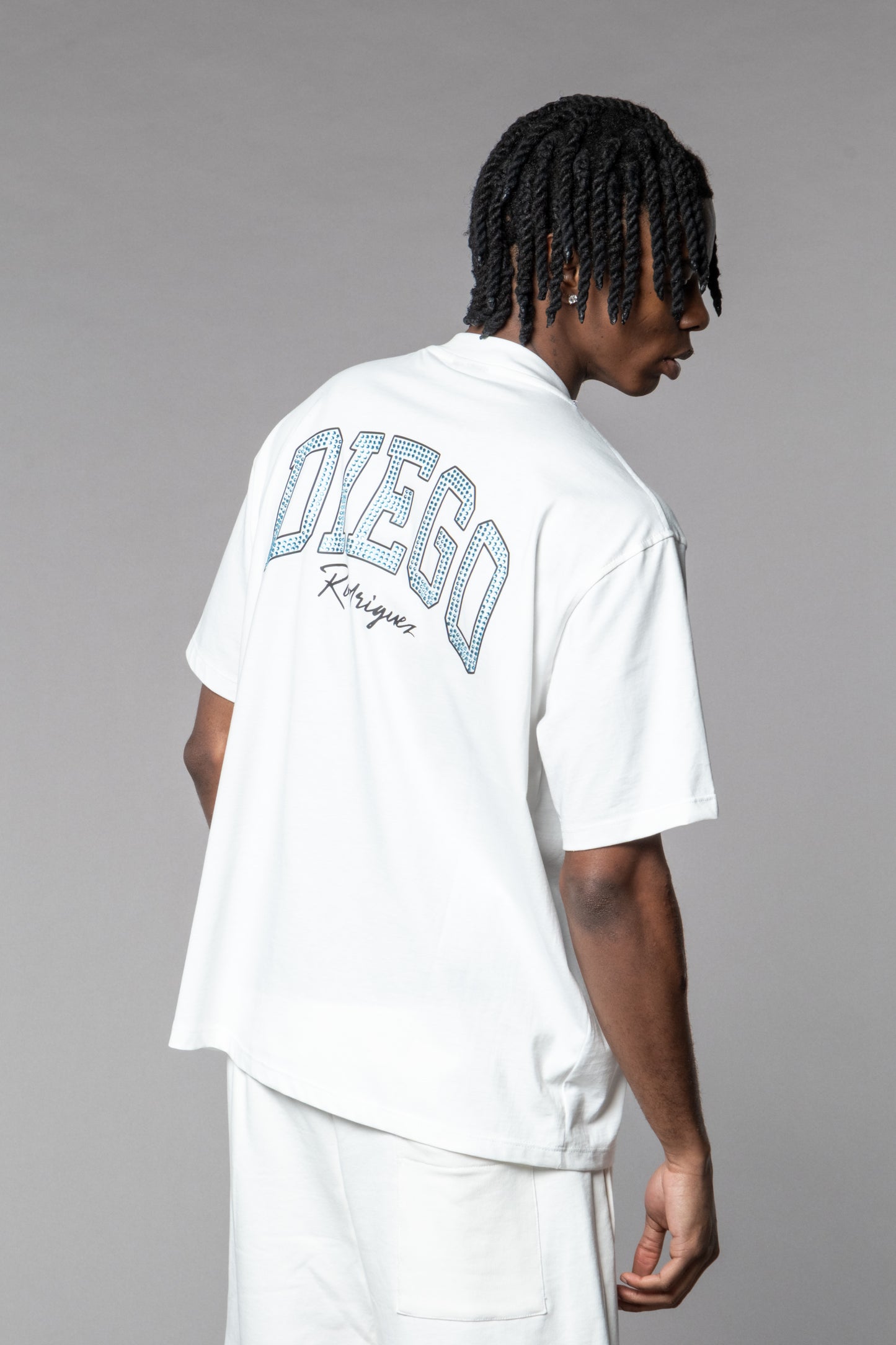 COORDINATO STRASS DIEGO BIANCO