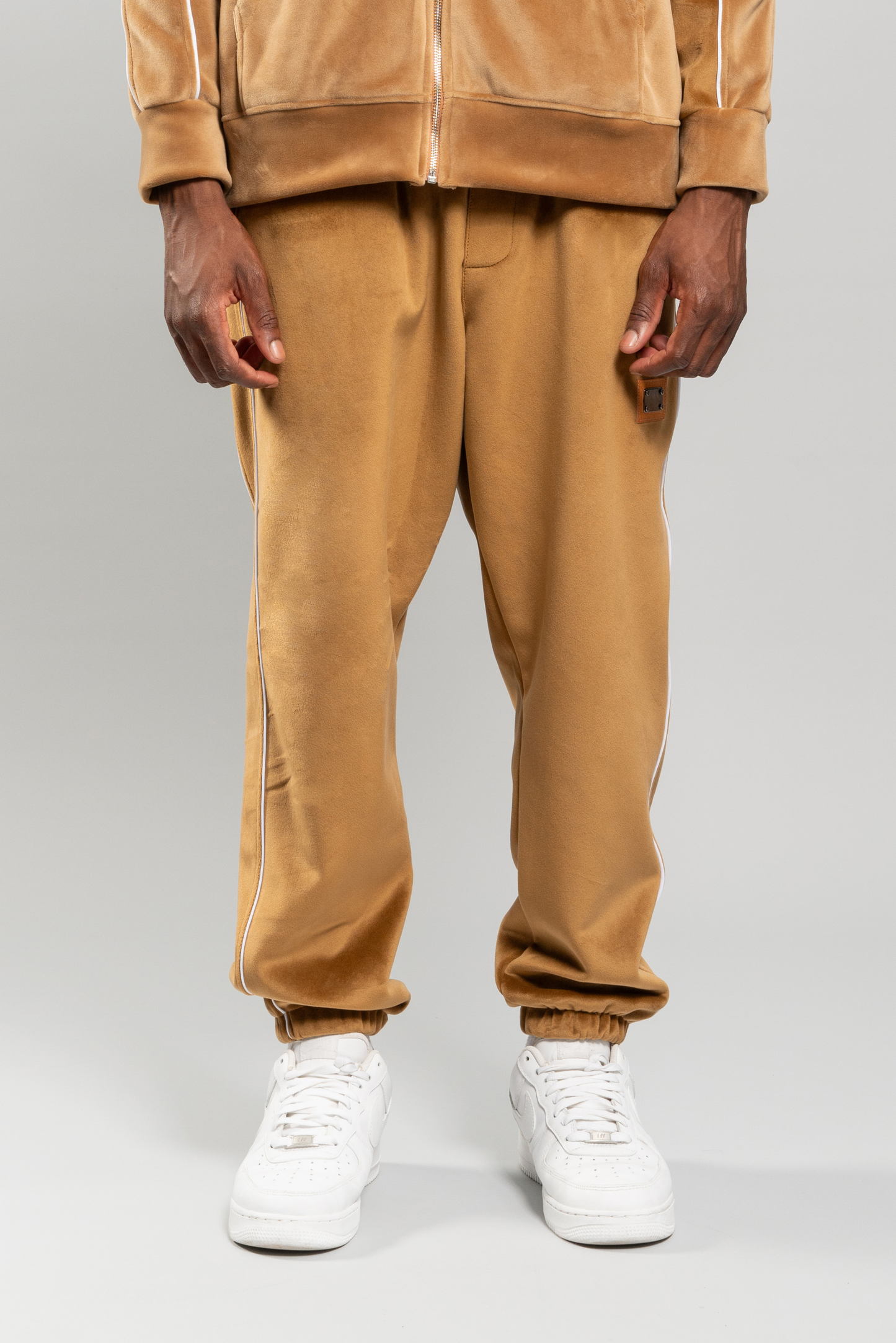 Chenille Camel Trousers