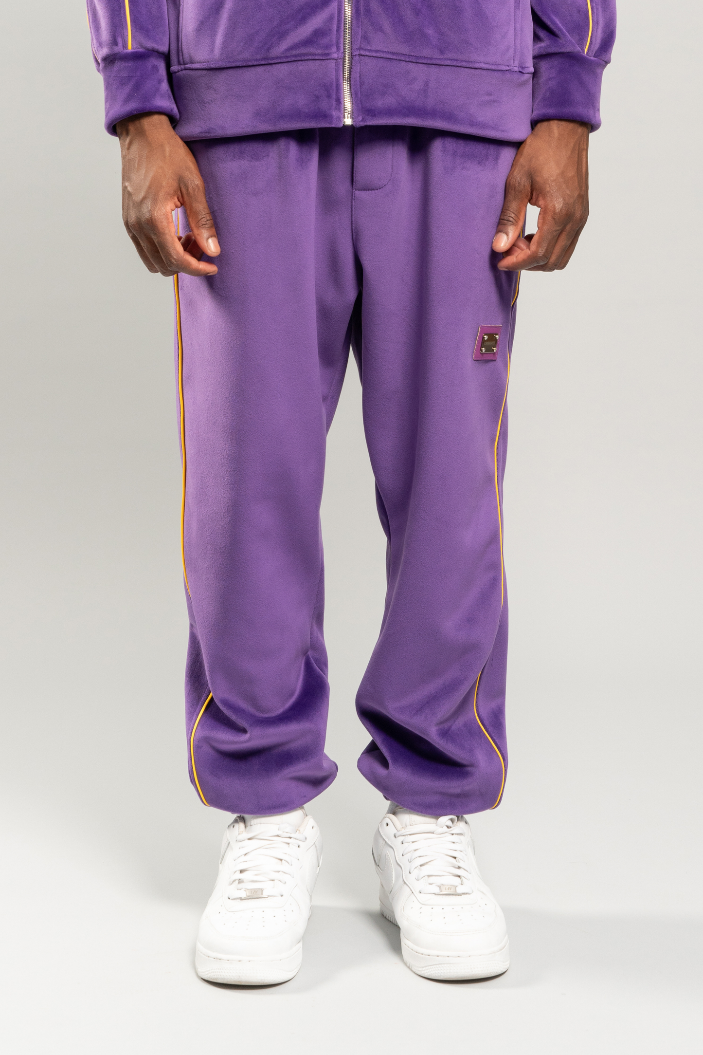 Purple Chenille Pants