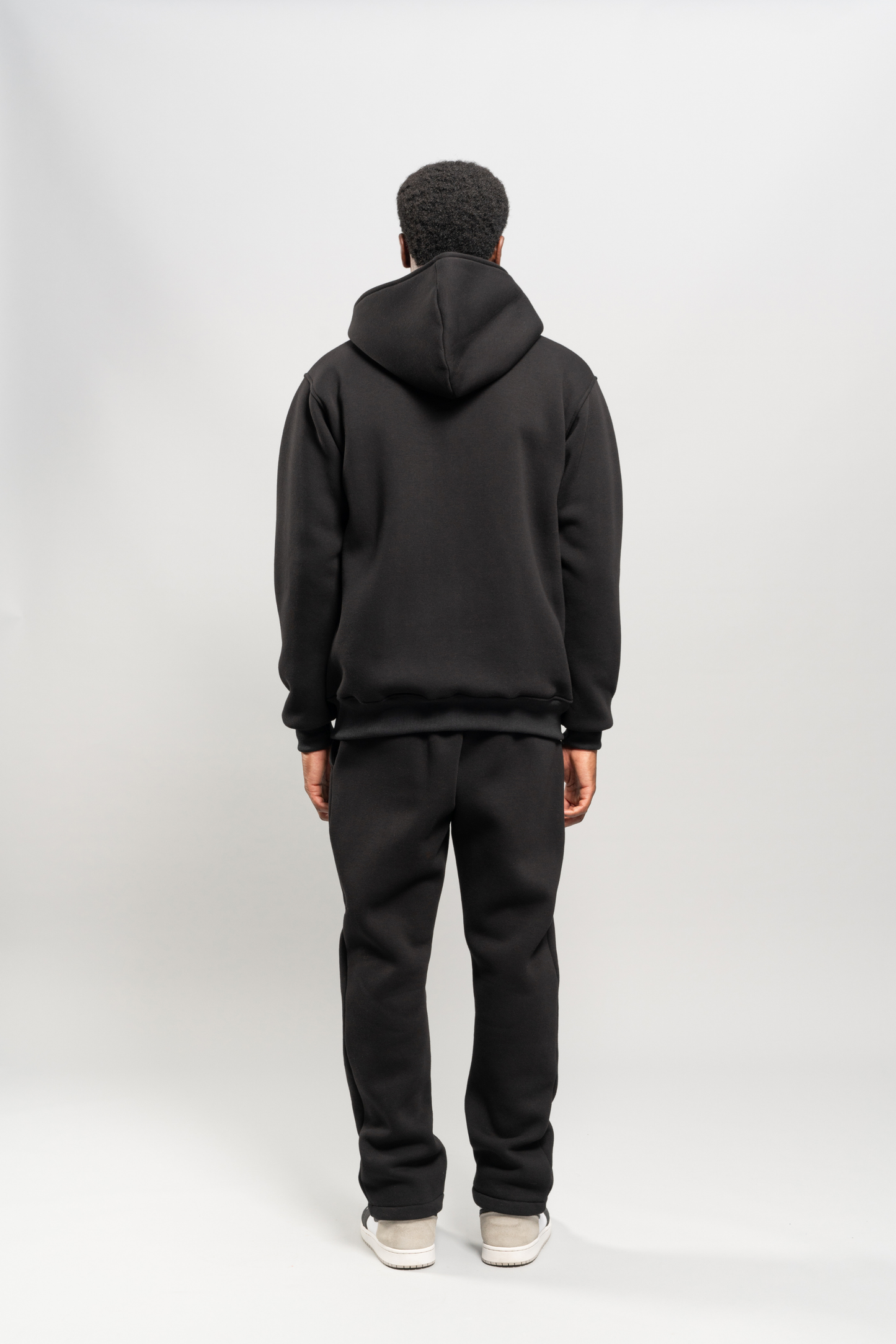 Black Comfort Zip Sweatshirt