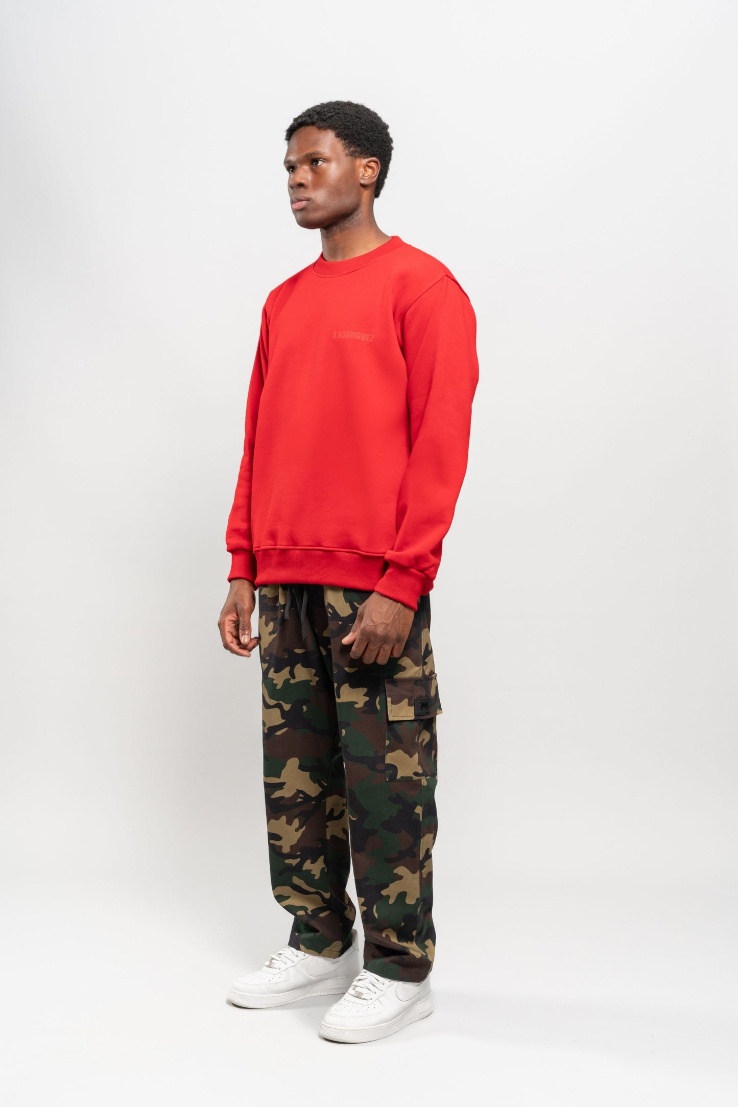 Iconic Red Crewneck Sweatshirt