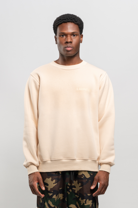 Iconic Cream Crewneck Sweatshirt