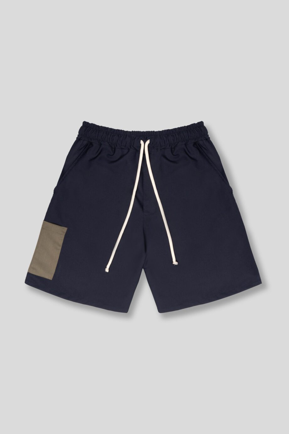 Shorts Blu con Tasca Laterale